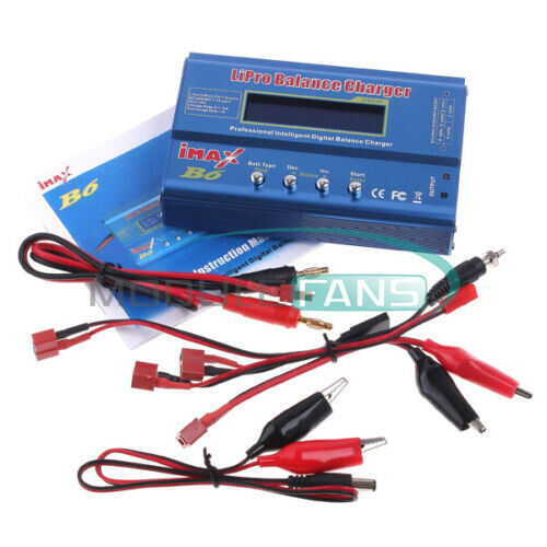 iMAX B6 AC Digital LCD RC Lipo NiMh NiCD Battery Balance Charger Power Adapter