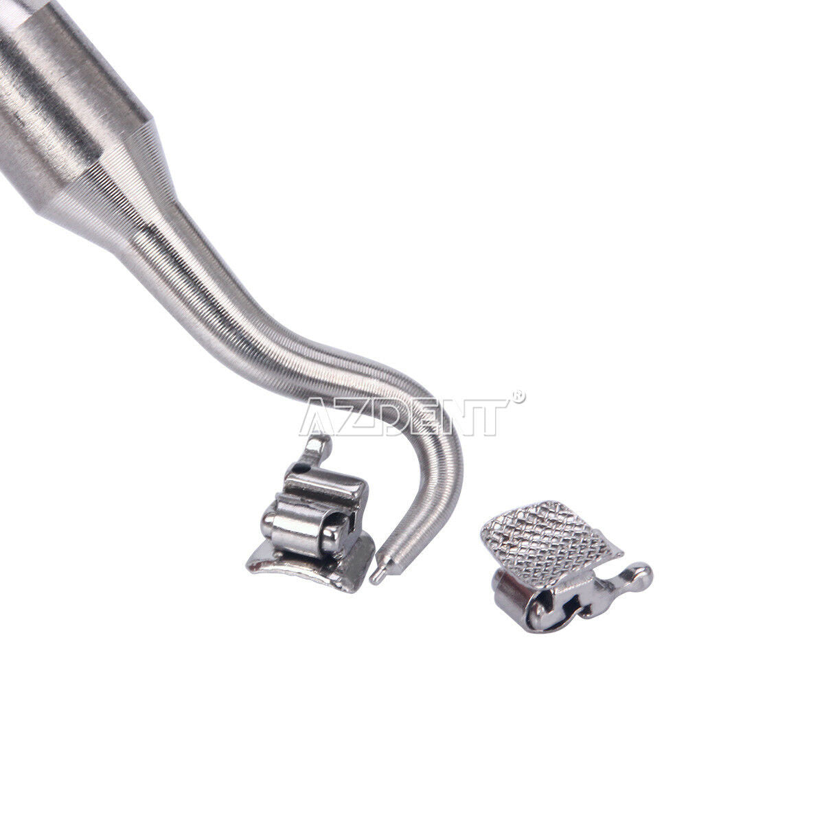 5 X Dental Ortho Self-ligating Brackets Mini MBT 022 Hook 345 With Buccal Tube
