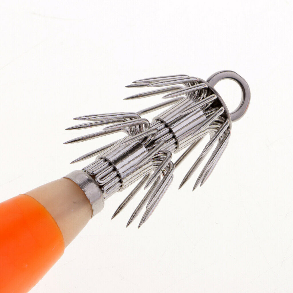 20pcs Squid Jig Hook Octopus Hooks Saltwater Fishing Lures Artificial Baits