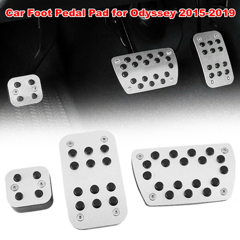 3PCS/Set Car Foot Pedal Pad Cover Brake Clutch Anti-skid fit For Odyssey 2015-19