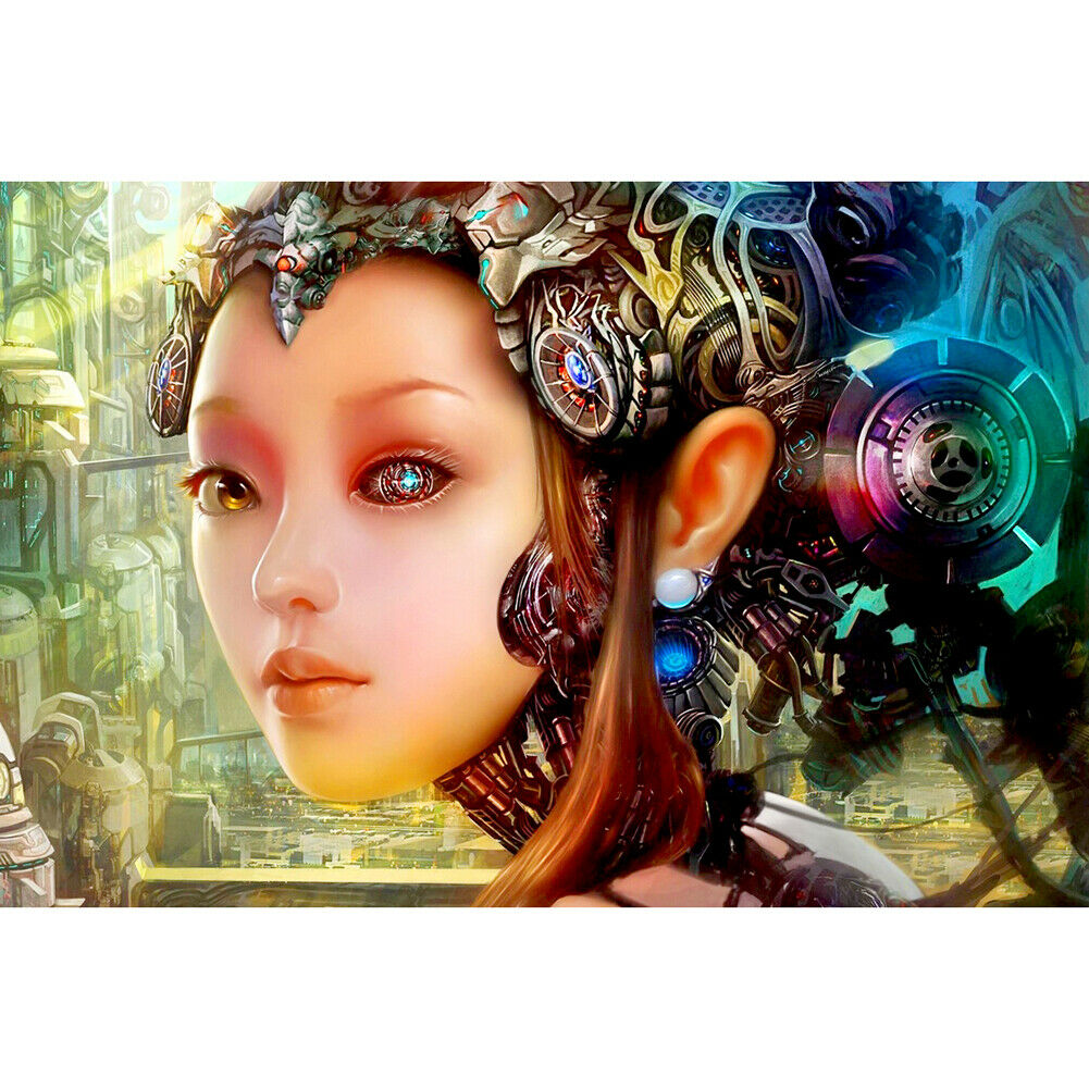 1000pcs DIY Science Fiction Girl Jigsaw Puzzle Picture Toys Kids Room Decor @