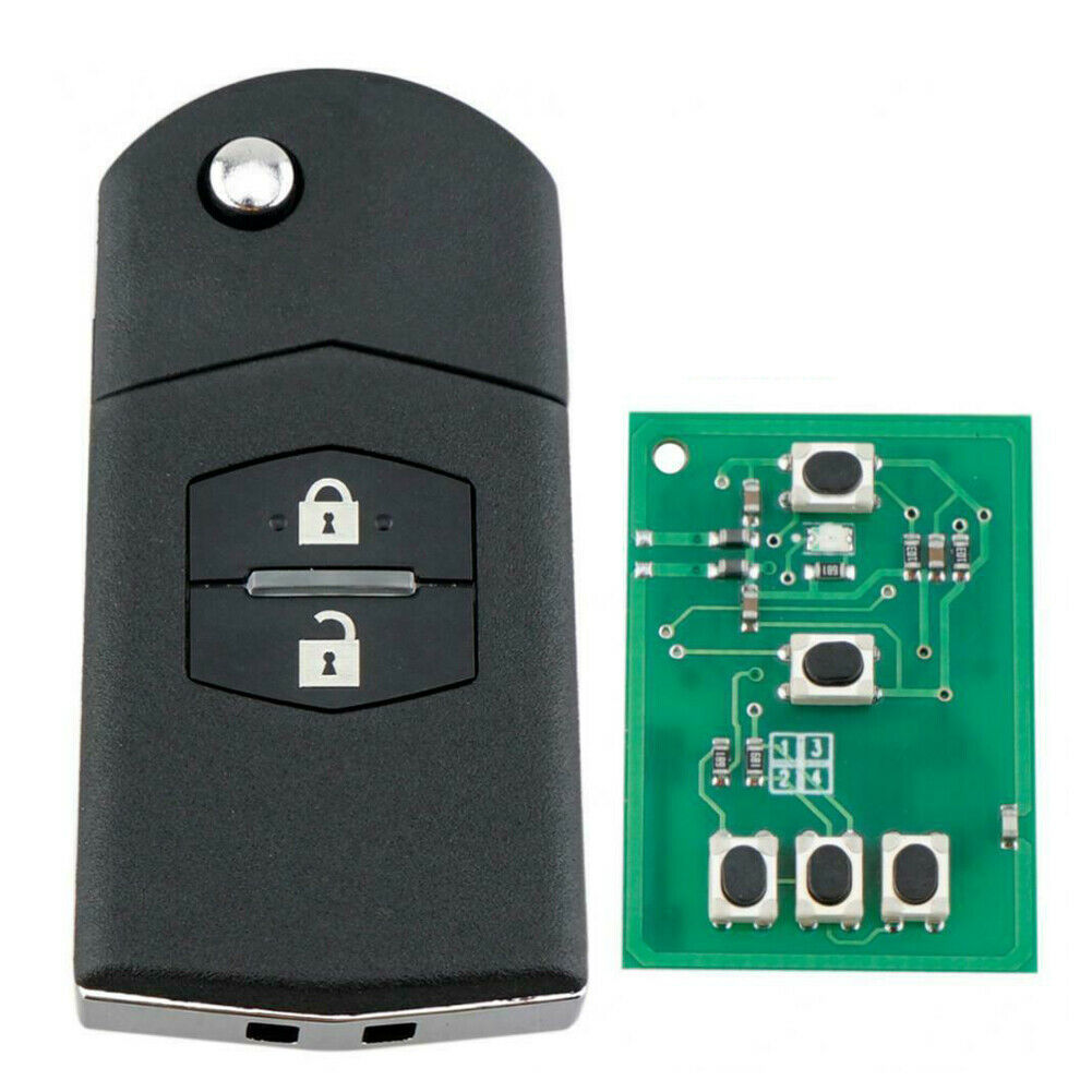 SKE126-01 2 Button Smart Remote Flip Key Fob ID63 fit for Mazda 2 3 5 6 8 New