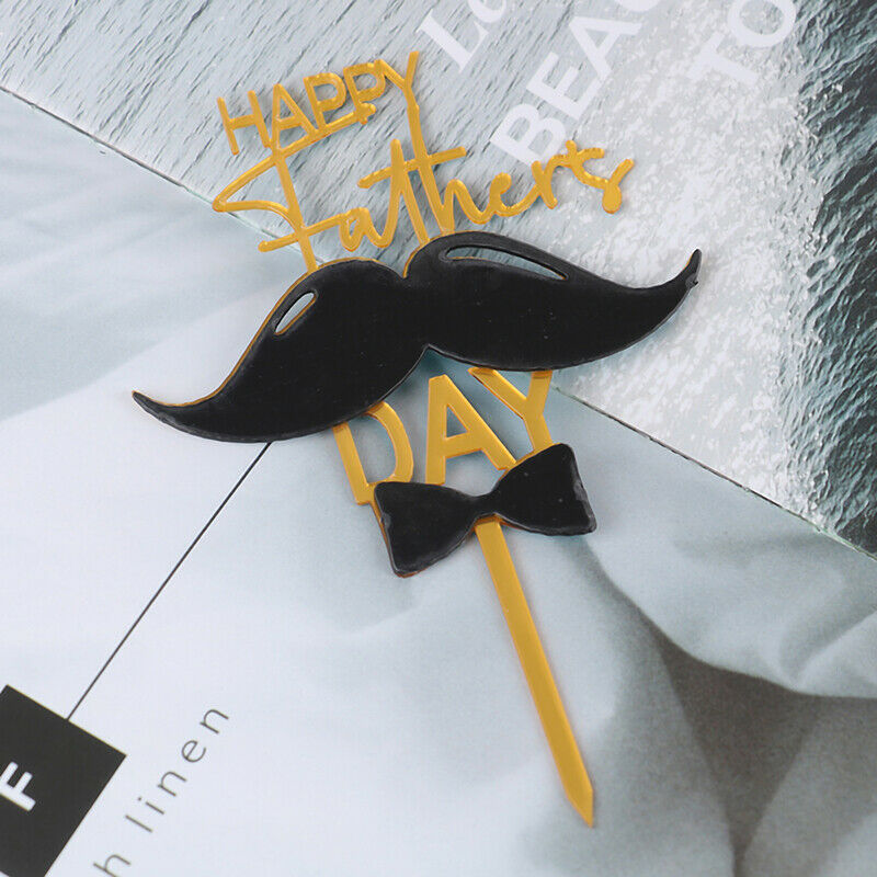 Happy Father's Day Cake Topper Acrylic Dad Cake Topper Party Cake Decorat.l8