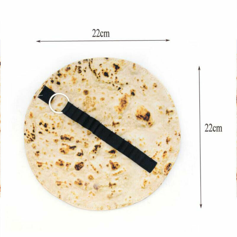 Creative Pancake Pencil Case Storage Bags Rolled Collection Bag Imitation.l8