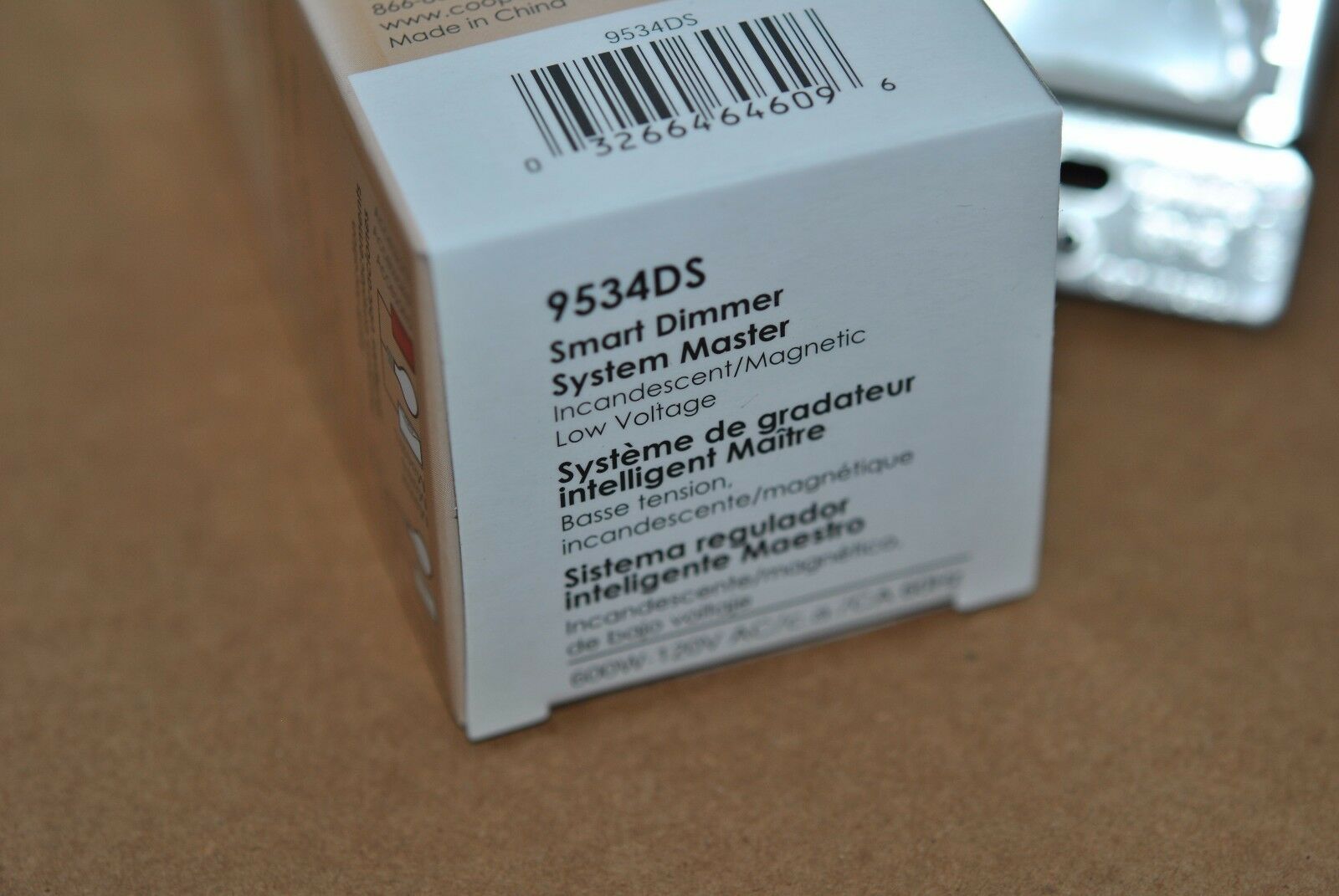 1pcs-COOPER 9534DS ASPIRE 600W 120VAC Smart Dimmer Master Switch-Desert Sand