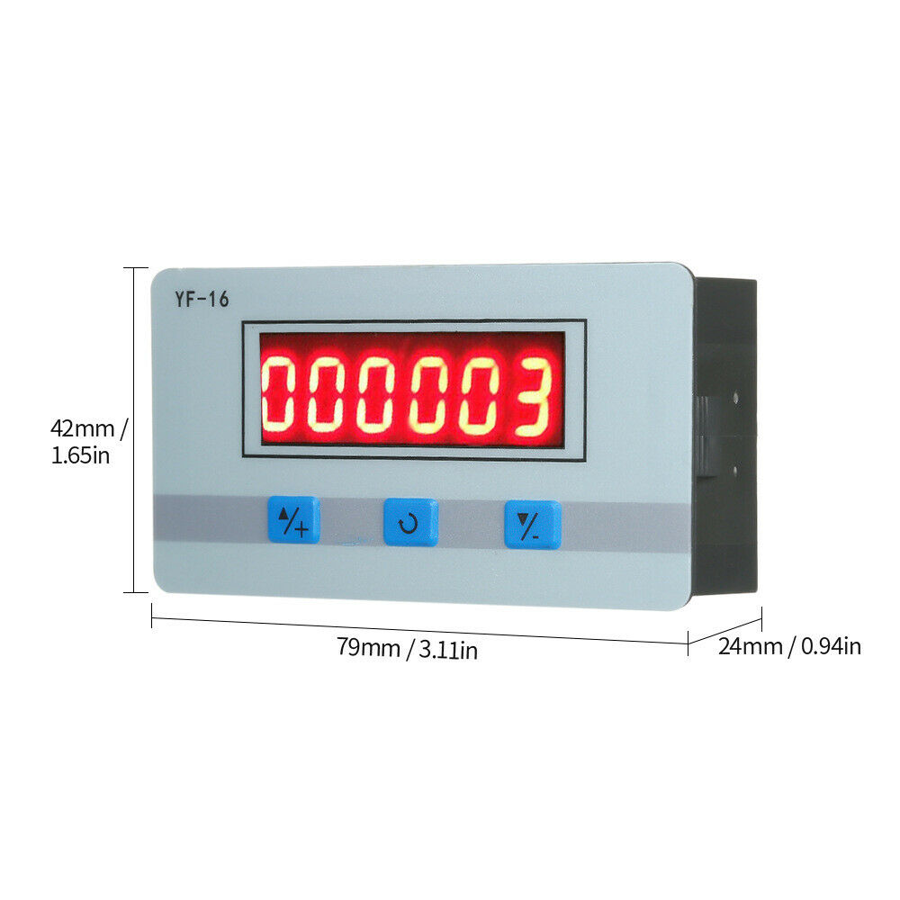 Dc/ac5V~24V Mini Lcd Digital Counter Module Electronic Accumulation with Npn A0E