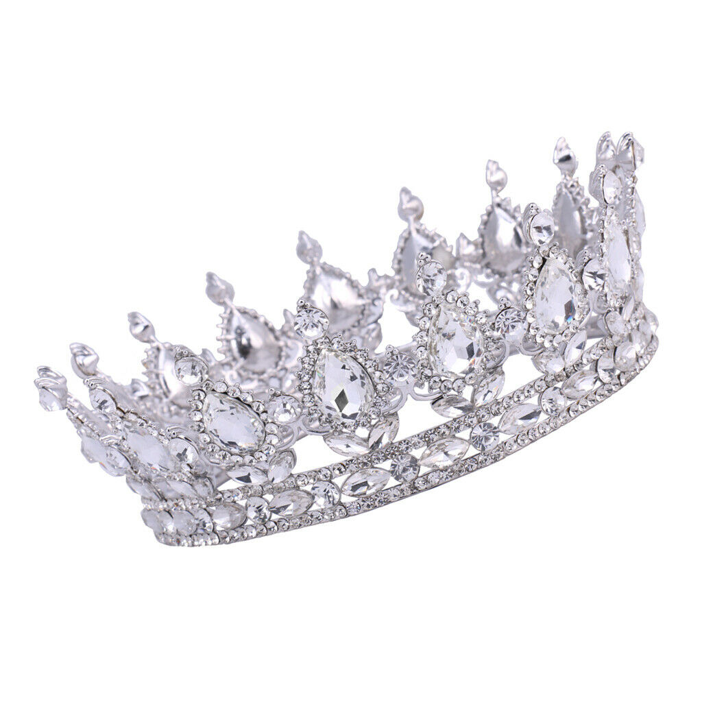 Sparking Full Crystal Wedding Bridal Hair Tiara Crown Headband Hair Jewelry