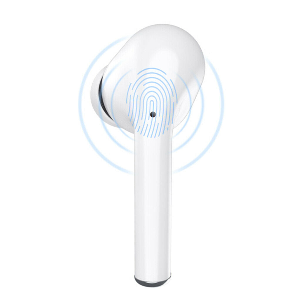 Bluetooth 5.0 True Wireless Earbuds Sports Headsets Stereo Headphones White