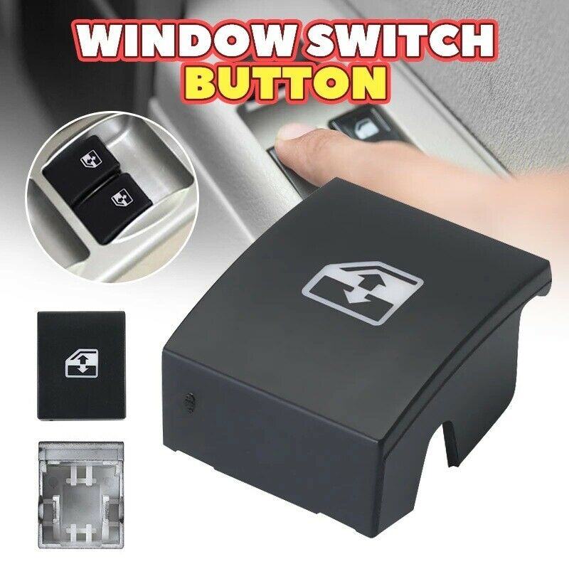 For VAUXHALL OPEL Black Electric Window Switch Button Cap Cover 13228881 6240452