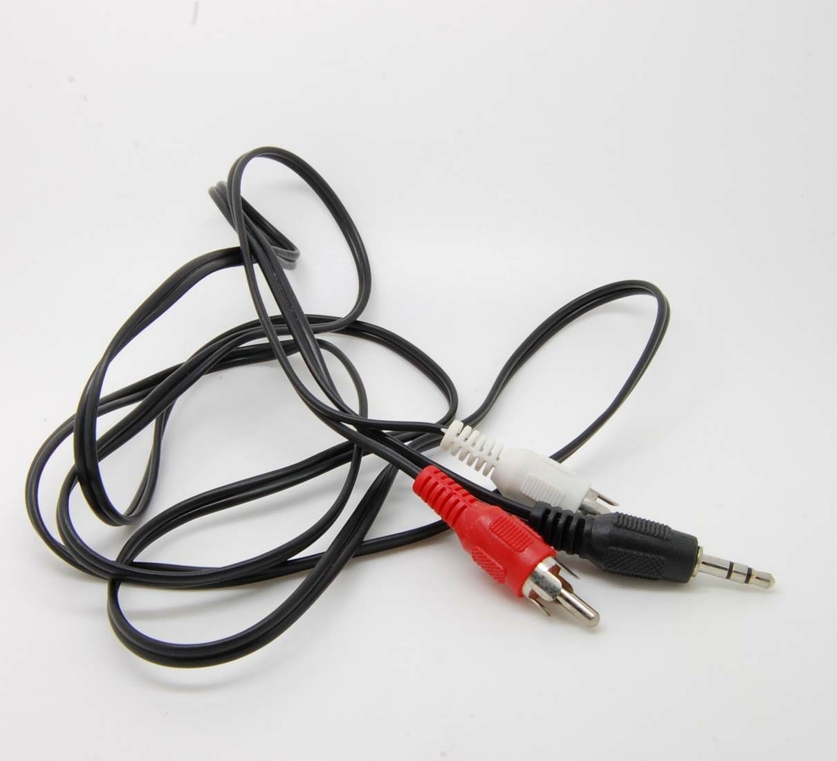 20X 3.5mm To 2 RCA Audio HiFi Speaker Y Adapter Cable Cord Lead For MP3 Player