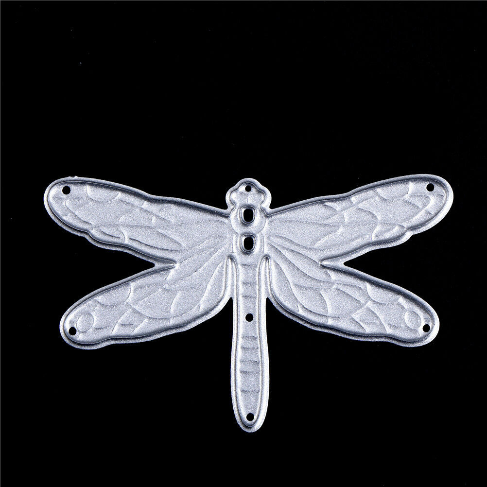 2pcs Dragonfly Metal Cutting Dies For DIY Scrapbooking Embossing Folder De.l8