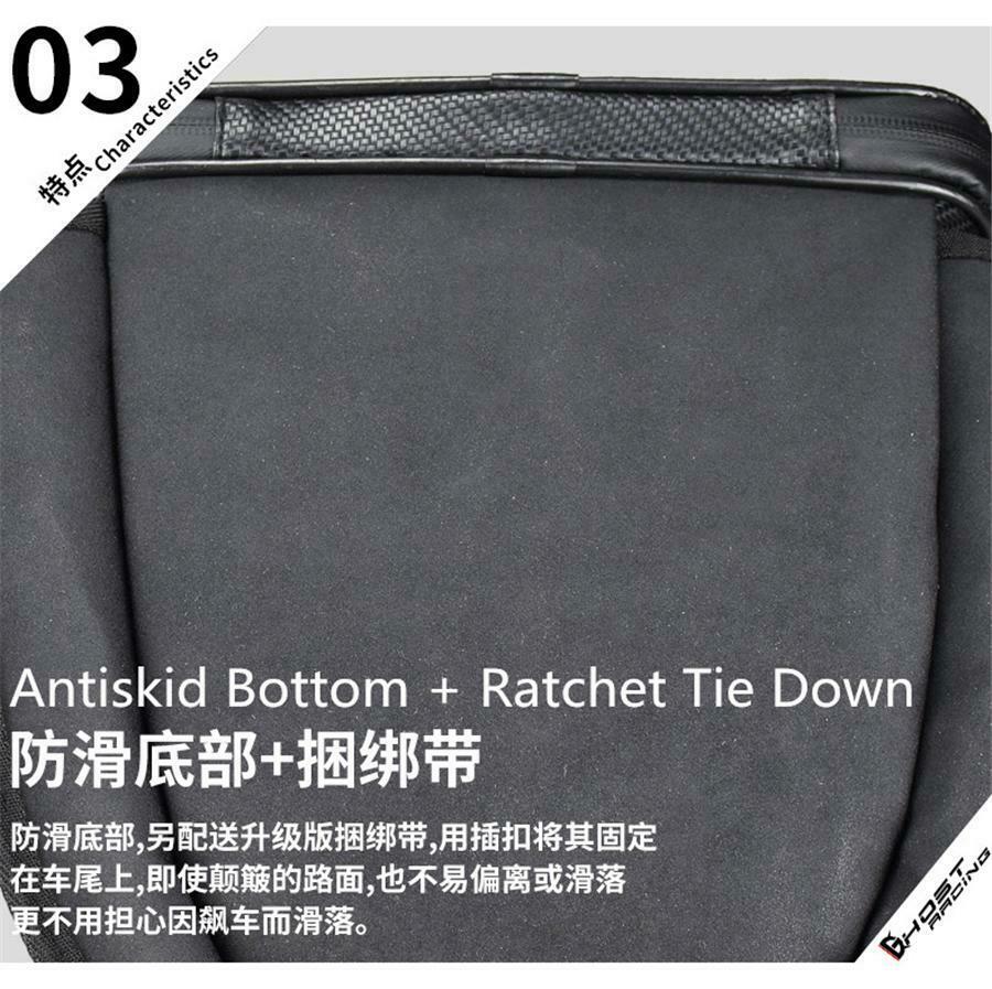 Motorcycle Tail Bag Shoulder Backpack Reflective Metal Handle Large Capacity