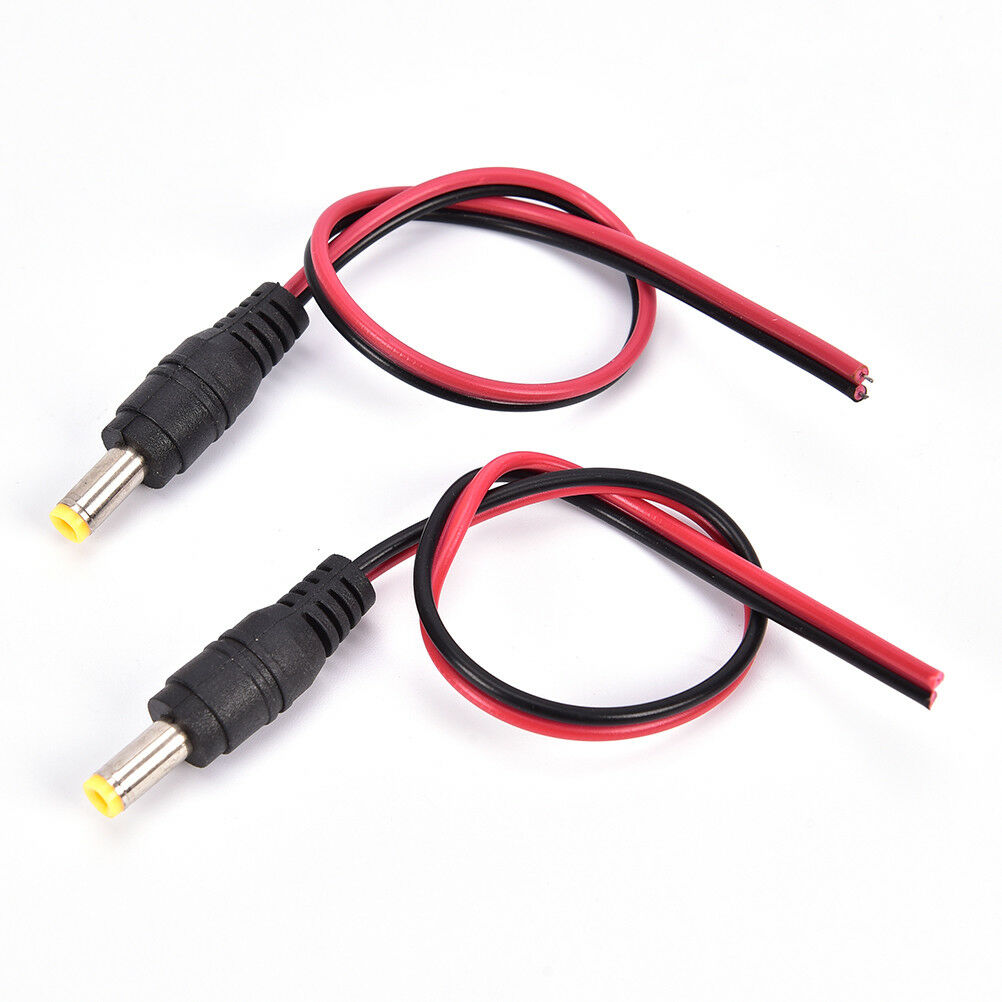 5PCS 5.5x2.1mm Male DC Power Socket Jack Plug Connector Cable 12V Pi.l8
