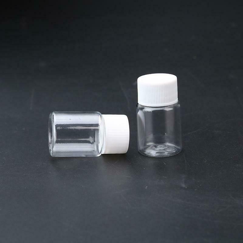 Empty Clear Plastic Travel Bottles Travel Caps Bottle Refillable Containers 20ml