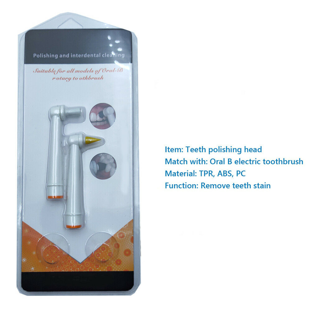 Dental Teeth Whitening Polisher Replacement Heads for Electric Toothbrush Oral-B