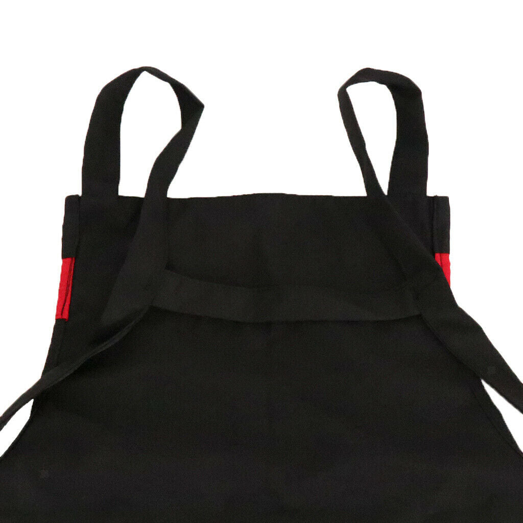 Fashion Sleeveless Cafe Restaurant Milk Tea Shop Waiter Home Apron Black