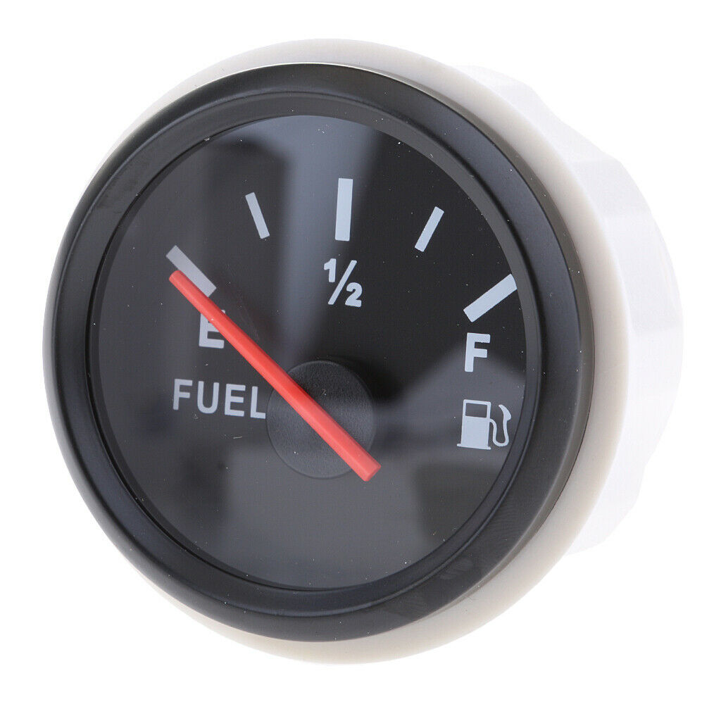 2" 52mm Boat Marine Sail Vehicle Fuel Oil Level Gauge 0-190 ohms Universal