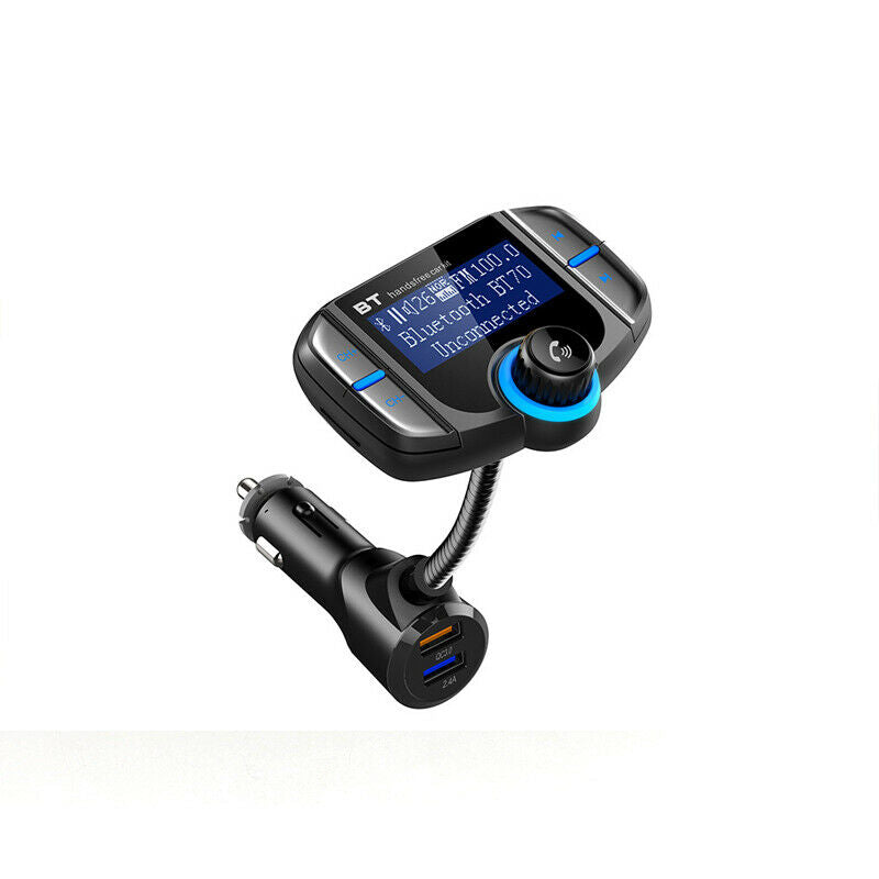 Bluetooth Transmitter Radio FM Transmitter for Car Large Screen USB MP3 Player