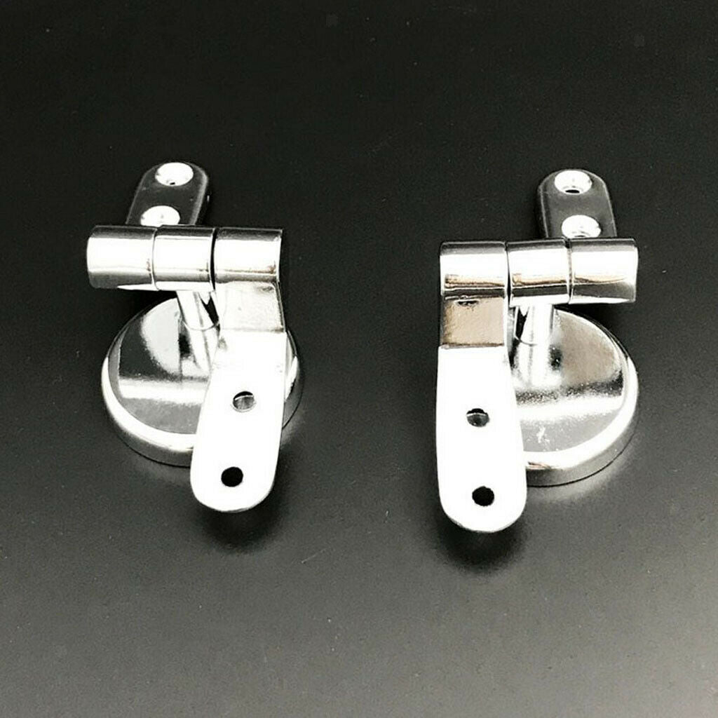 Zinc Alloy Replacement Toilet Seat Hinges Mountings Set Accessories
