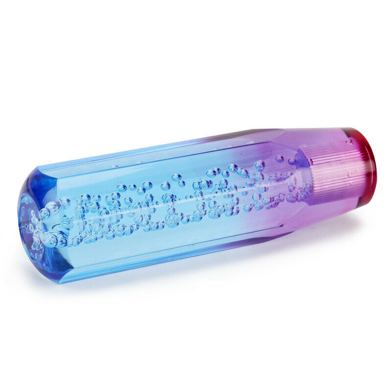 Car Manual Shift Knob Gear Shifter Head Knob Stick Crystal Transparent Bubble