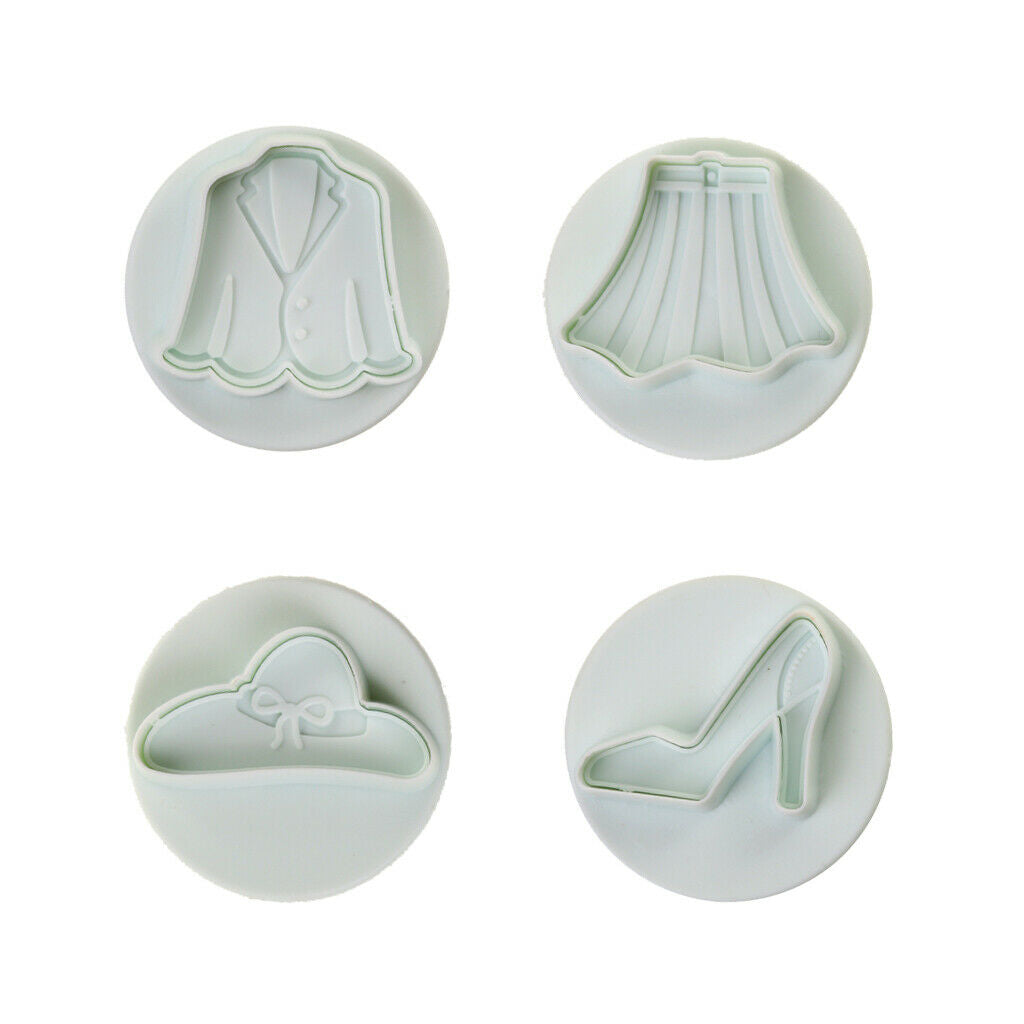 Baby Funny DIY Toys Cookie Cake Cutter Fondant Plunger Decorating Mold  5.5cm