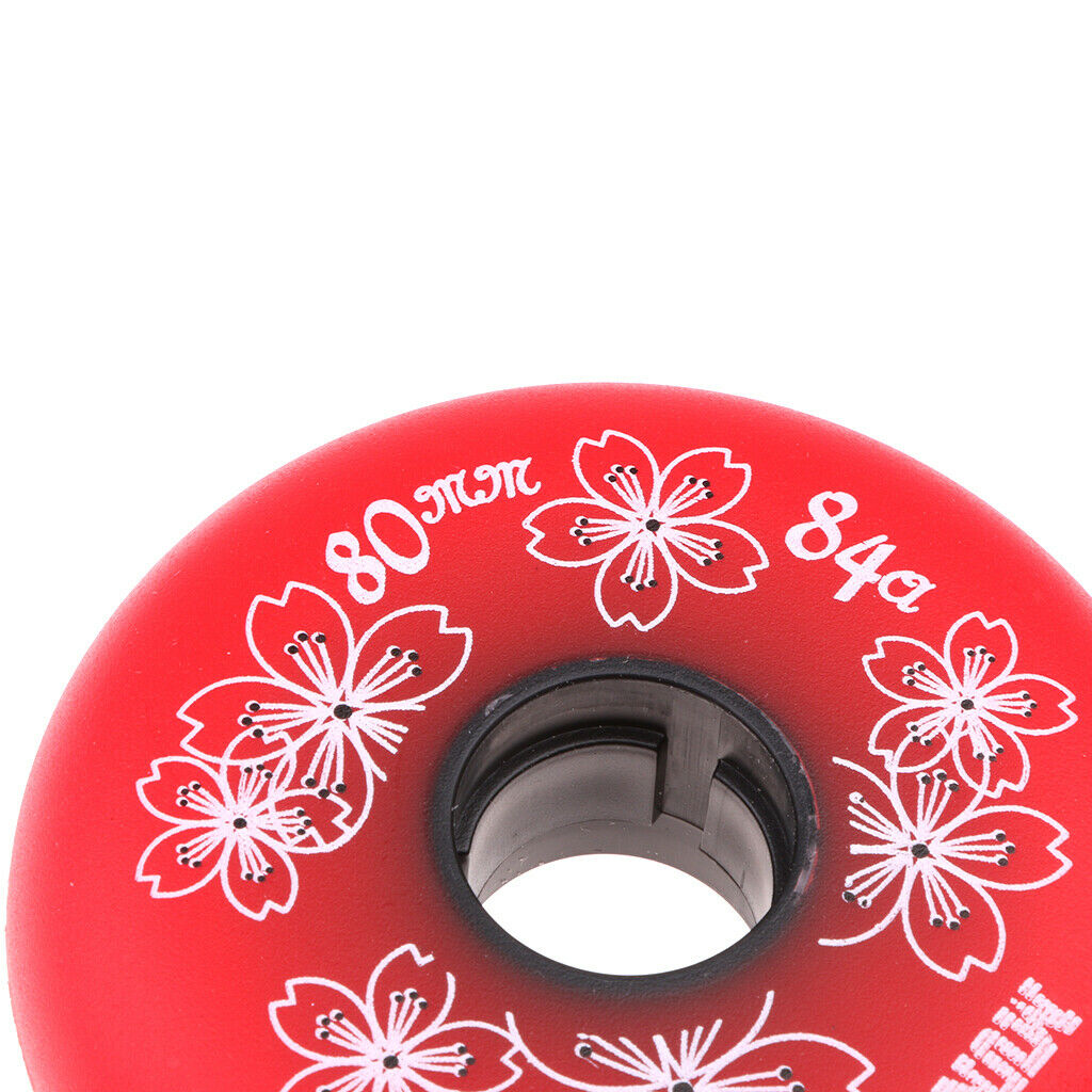 8x Inline Wheel Fitness Roller Skate Replacement Skating Outdoor 76mm+80mm