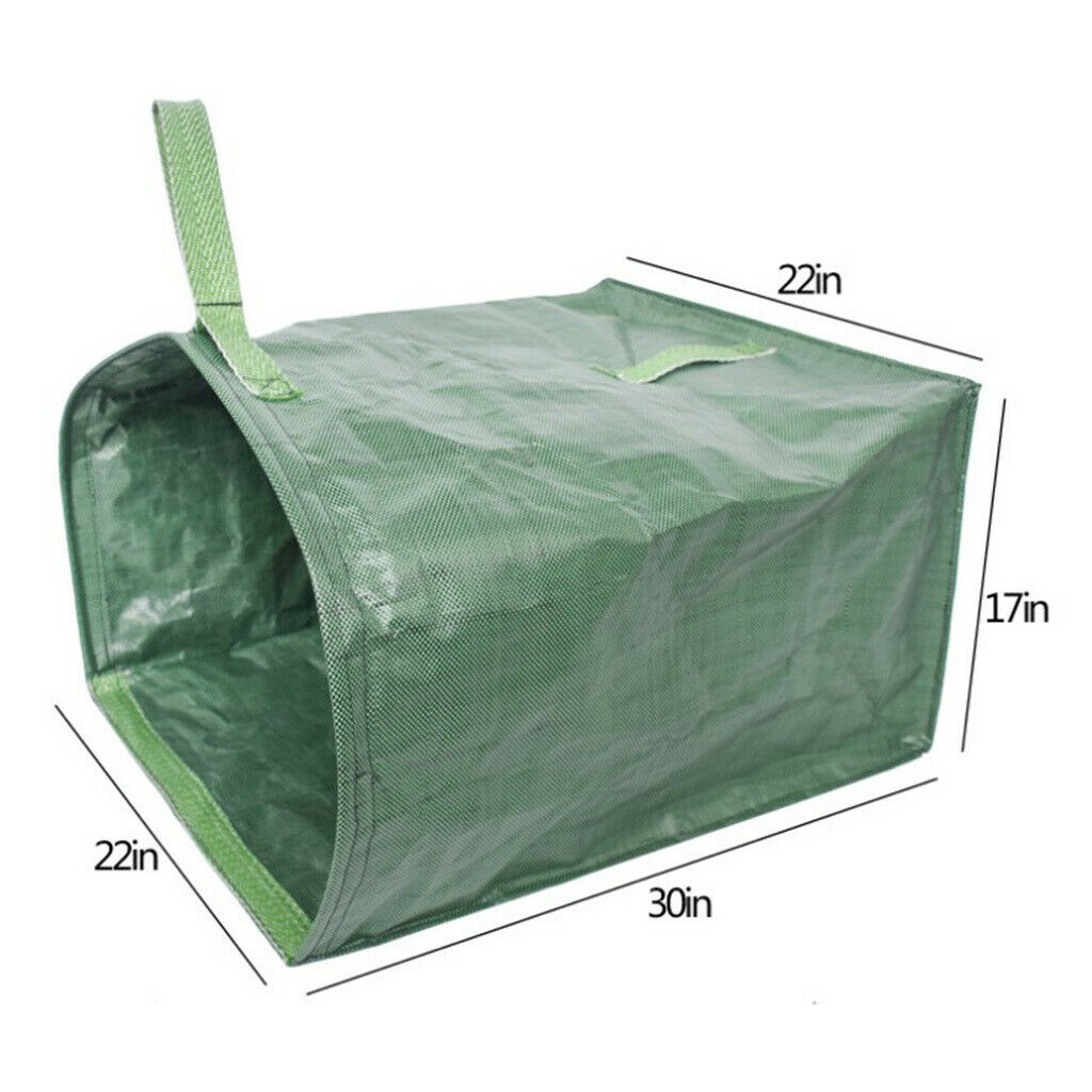 Gardens Waste Collector Organizer Leaf Rubbish Bag Refuse Sacks Leaves Grass Bin