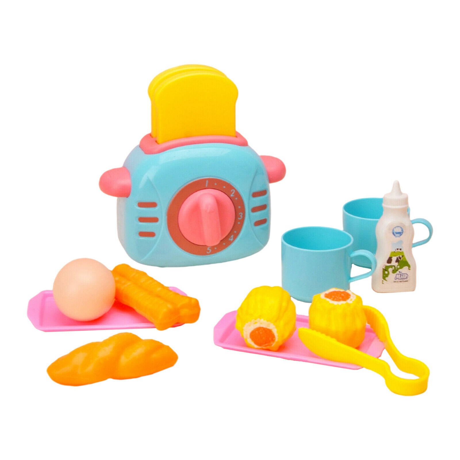 Kids Game Colorful Toaster Bread Maker Learning Toys for Children Sets