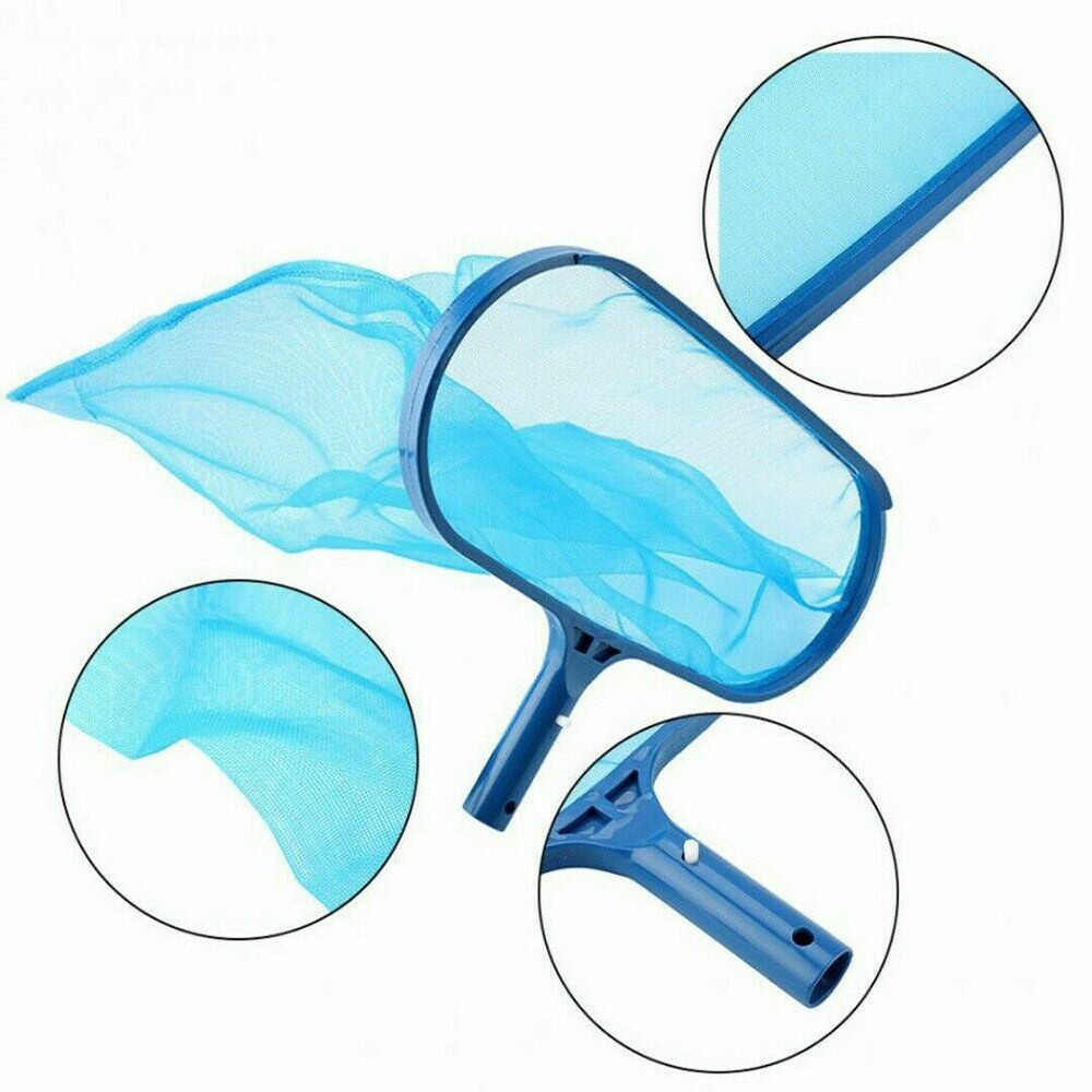 New Heavy Deep Leaf Net Swimming Pool Rake Spas Skimmer Koi Pond Cleaning