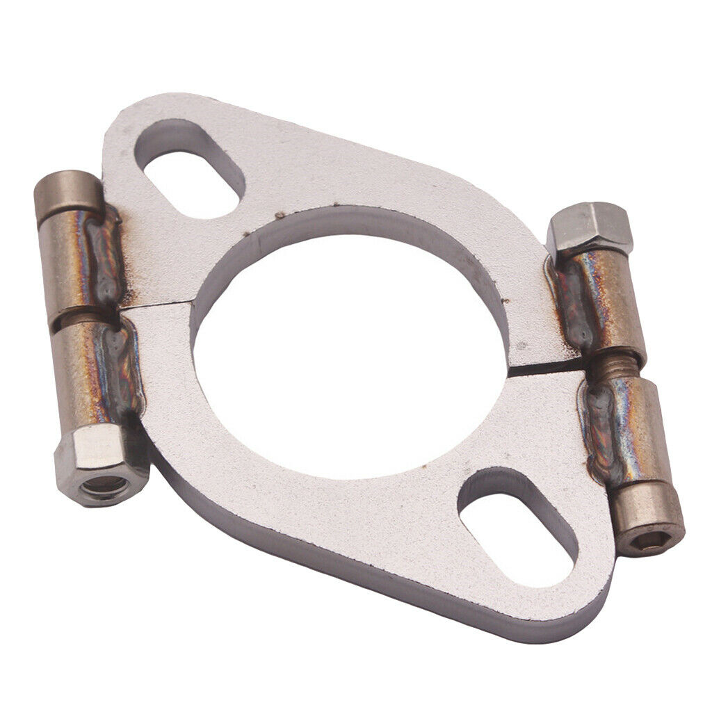 Dia 2.0" inch Exhaust Flange Flat Oval Split Repair Replacement Mild steel