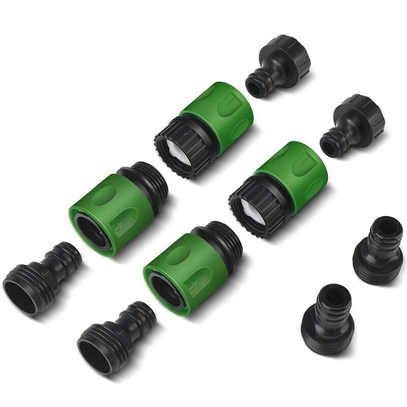 Garden  Connect Release Water Hose Fittings Plastic Connectors, Male & Female T7