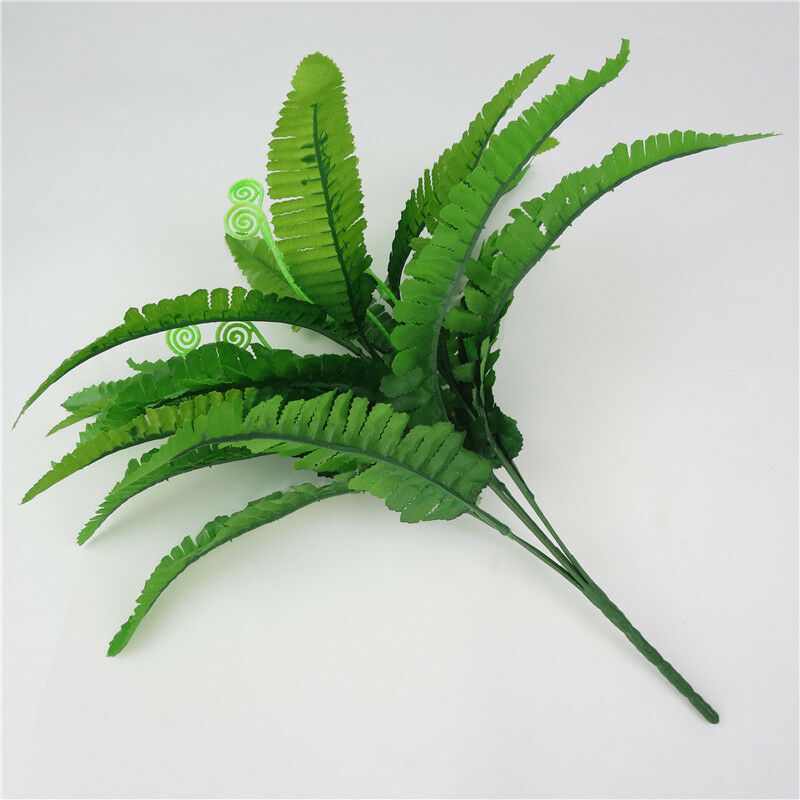 Wall Hanging Artificial Plastic Fern Leaf Garland Wedding Floral Decor b