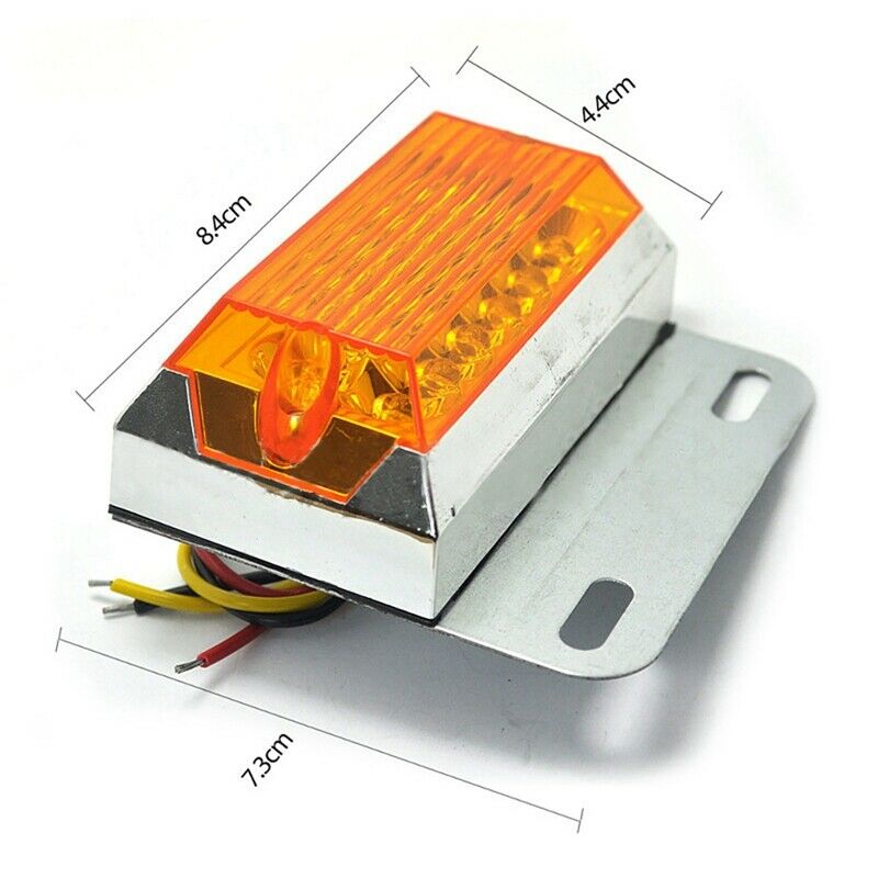 2Pcs 24V 15LED Side Light Indicator Light Suitable for Truck Trailer Z6R9