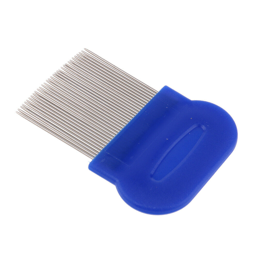 Hair LiceComb Brushes Terminator FineEgg Dust Nit Free Removal Stainless SteelDD