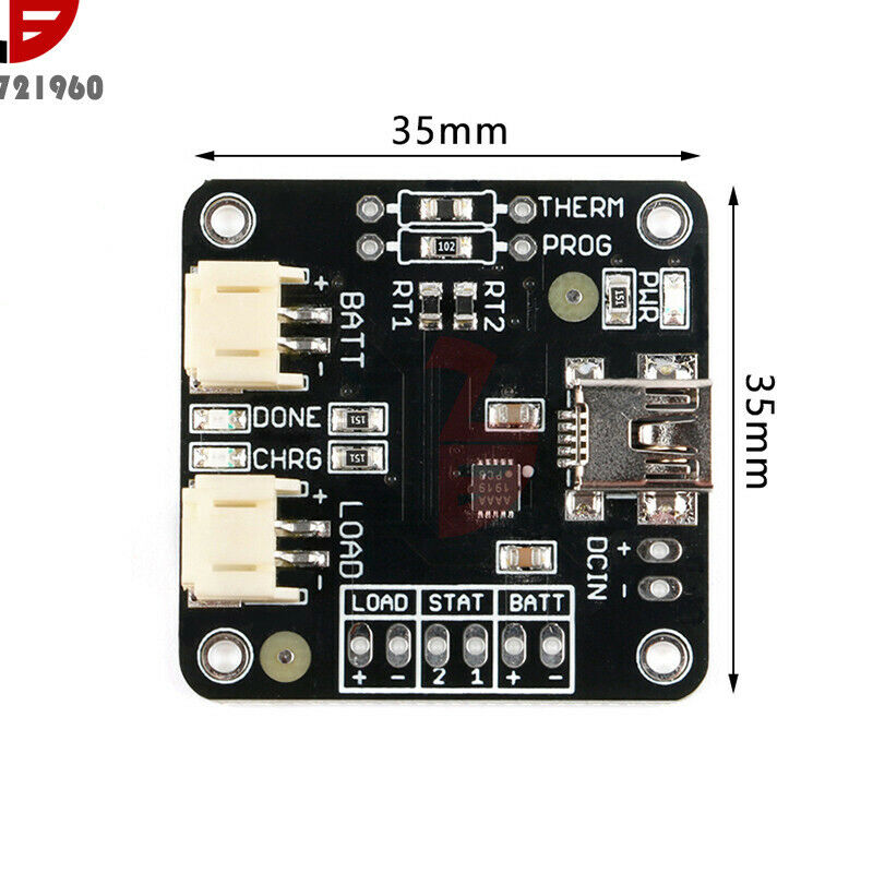 MCP73833 Linear Charge Management Controller Board Lithium Polymer Charger