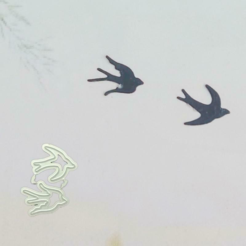 Swallow Metal Cutting Dies Stencil DIY Scrapbooking Album Paper Card Template