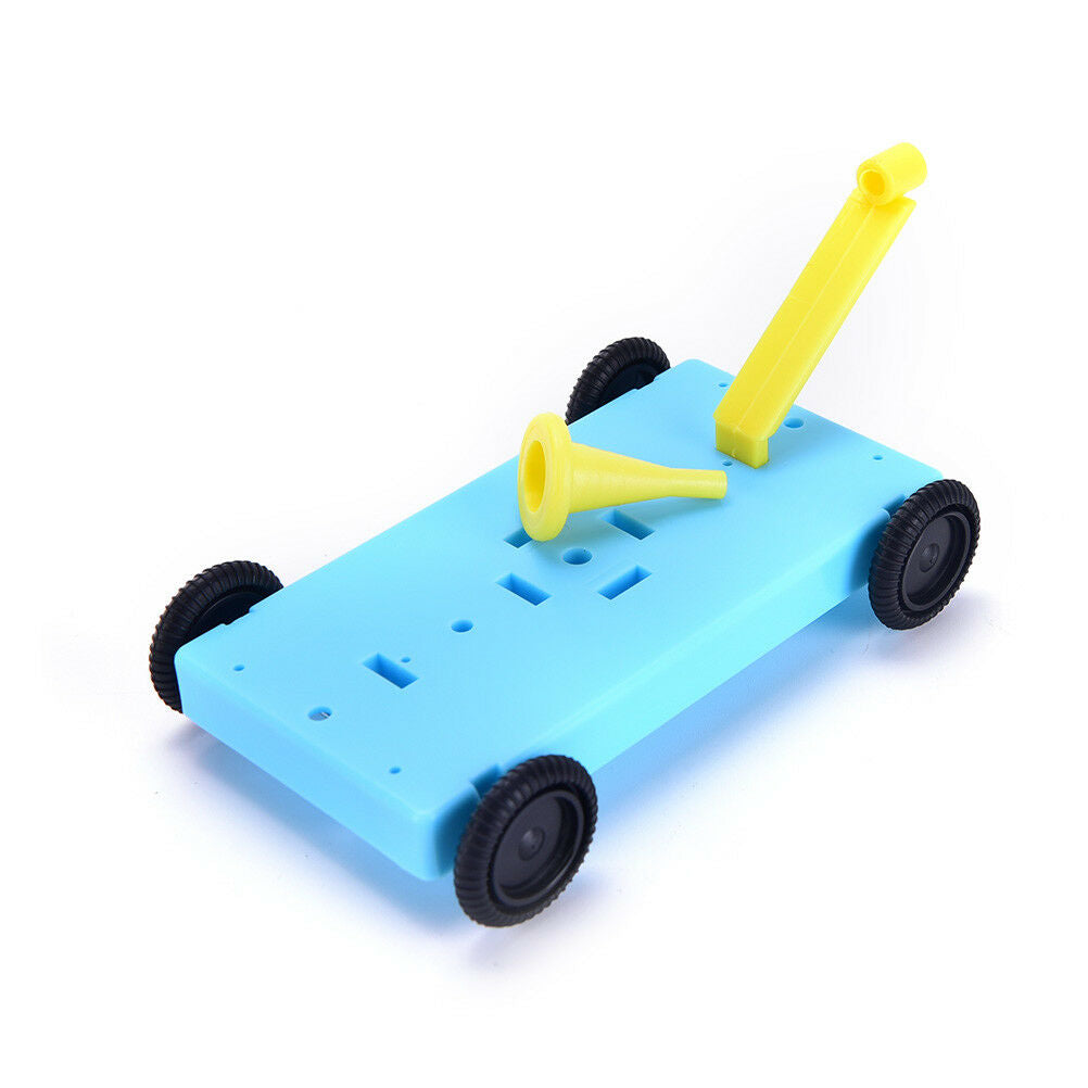 Science Physical Experiments Homemade Balloon Recoil Car DIY Materials Fo.l8