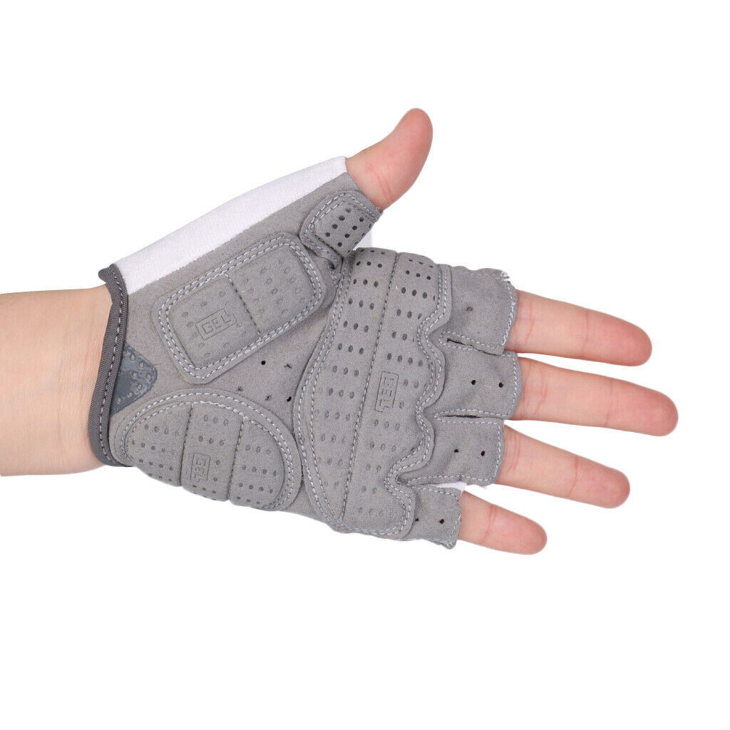 Breathable Anti-slip Shockproof Mountain Bike Cycling Half Finger Gloves XL
