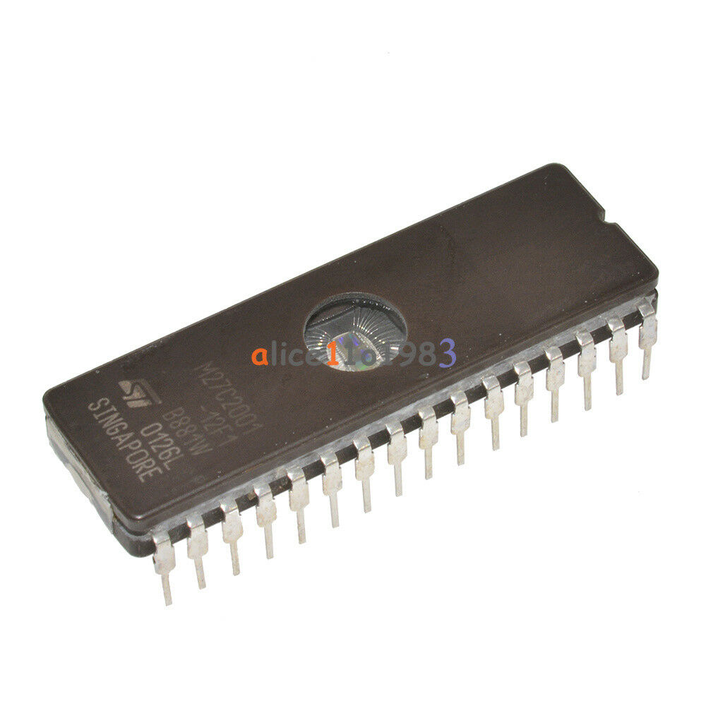 2PCS M27C2001 M27C2001-12F1 IC EPROM 2MBIT 120NS 32CDIP