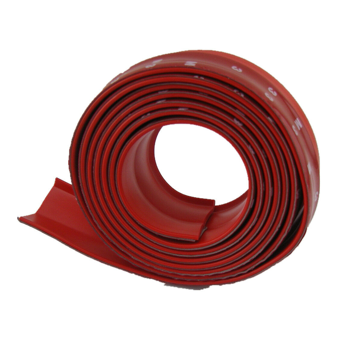 Red Car Front Bumper Spoiler Lip Kit Splitter 2.5M Protector Body Kit Rubber
