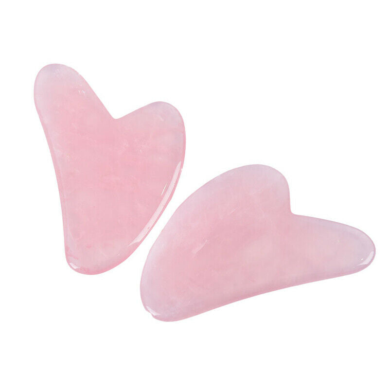 1PC Natural Quartz Jade Guasha Board Scraper Tools Board Massager Tool Re.l8