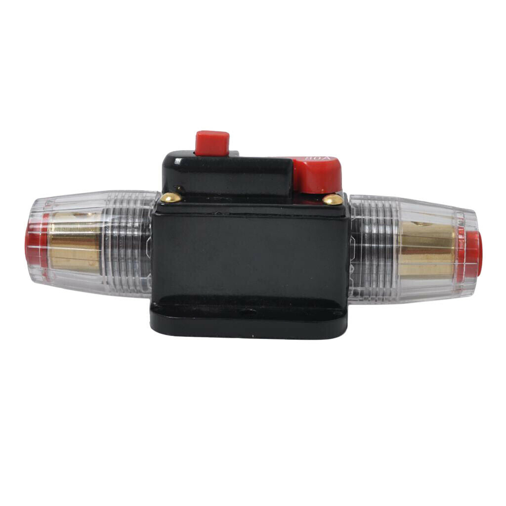 12V-24V DC Stereo Power Switch Manual Reset Switch 100AMP for Car Audio