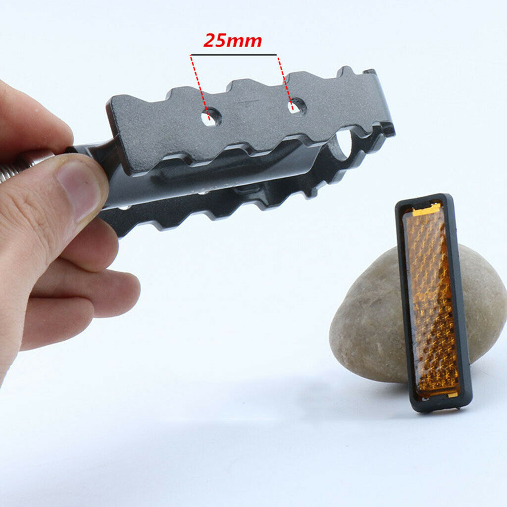 10-Pieces Cycling Foot Pedal Reflector Bicycle Biking Night Warning Light