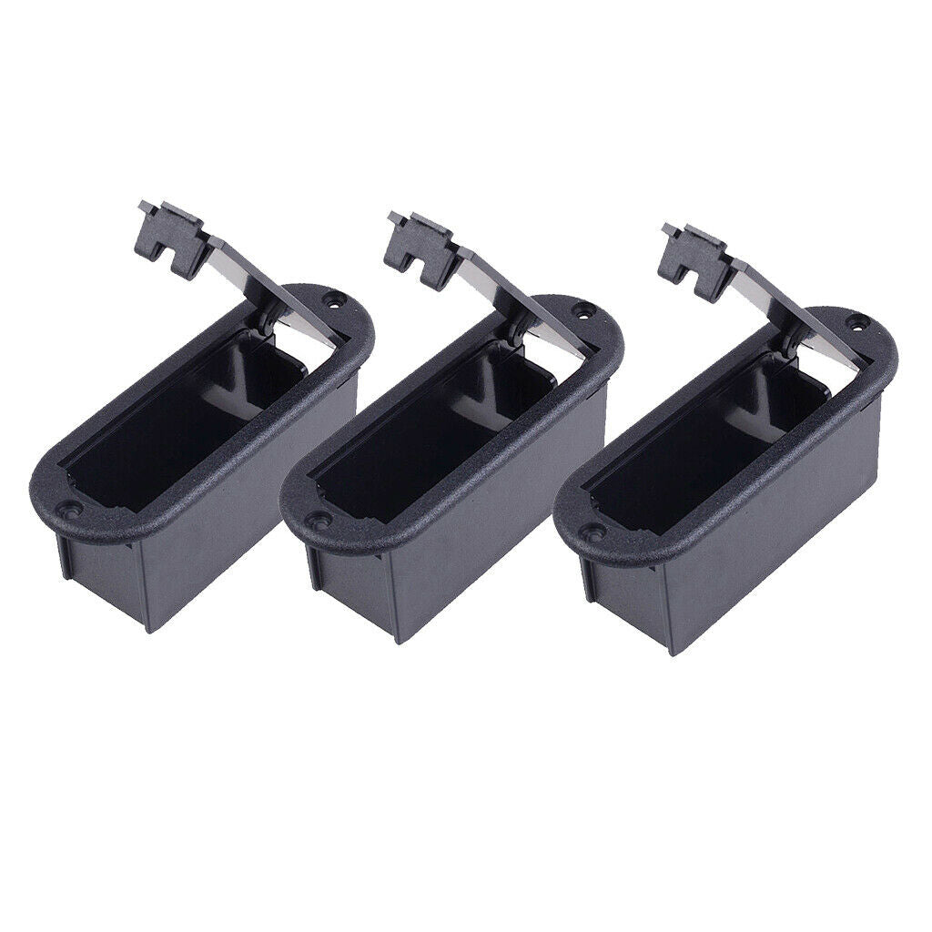 3 X 9v Battery Case Cover Compartment Box Holder for Guitar Bass Pickup