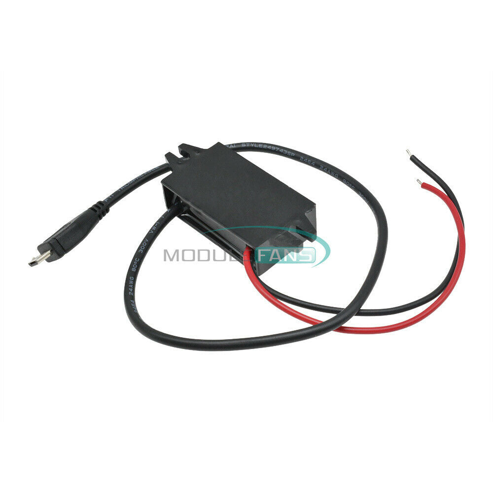 DC-DC Converter Module 12V To 5V Micro USB Power Adapter Car Charger 3A 15W