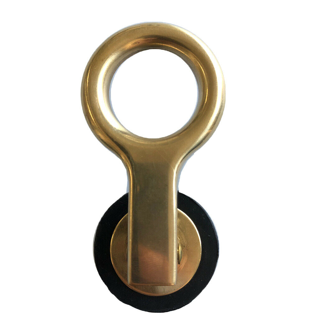 Brass Plated Marine Boat Snap Handle Locking Drain Plug 25mm