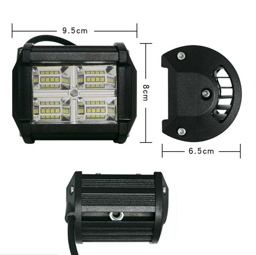 3.75 '' 160W Super Bright  Driving Fog Light Bar Flood Beam For Jeep Truck 2PCS