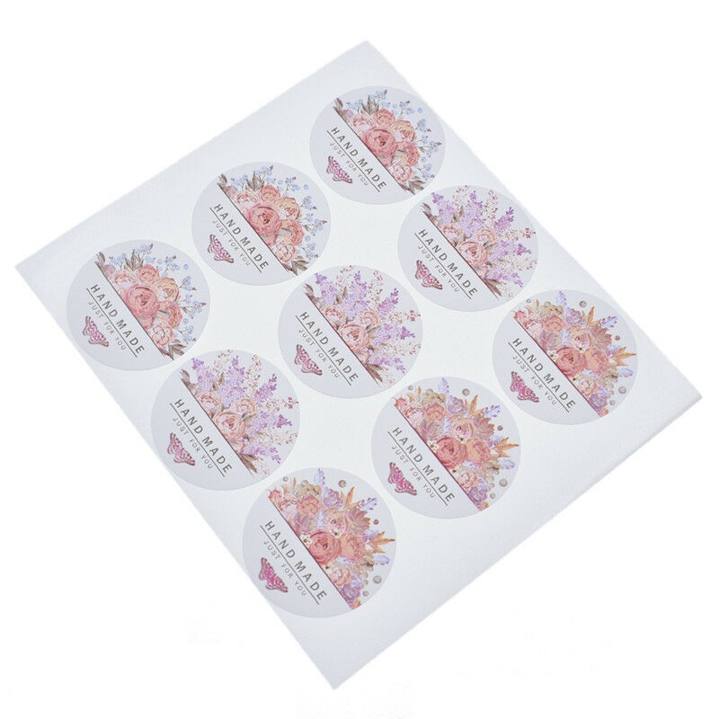 DIY HAND MADE Flower Save The Date Hand Made DIY Package Stickers for Women Men