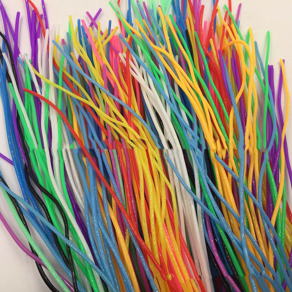 200pcs 1.8mm Plastic String Jewelry Cord Pendants Necklace Weave PVC Supplies