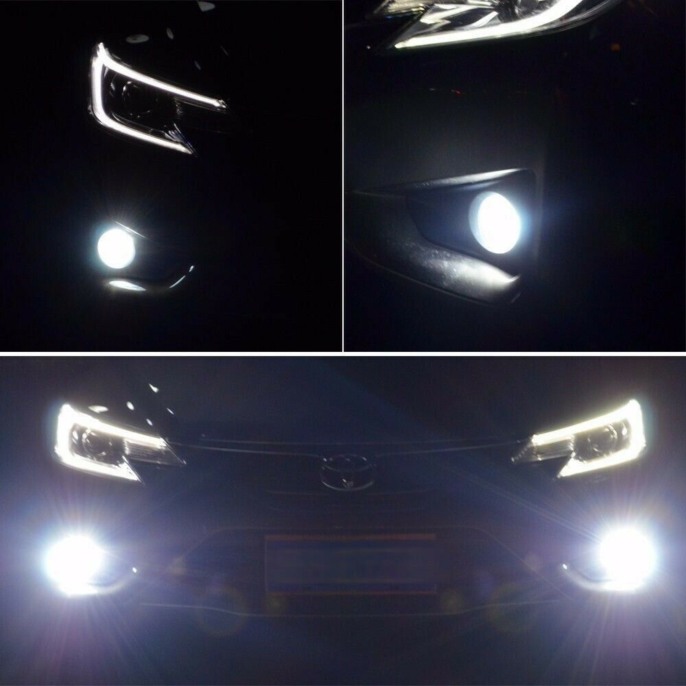 2x H11 H8 Super White 6000K 92SMD Auto LED Bulbs For Car Truck  Fog Lights Lamp